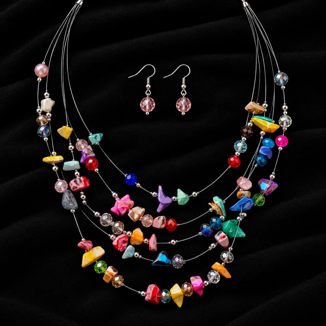 Floral Set with Earring