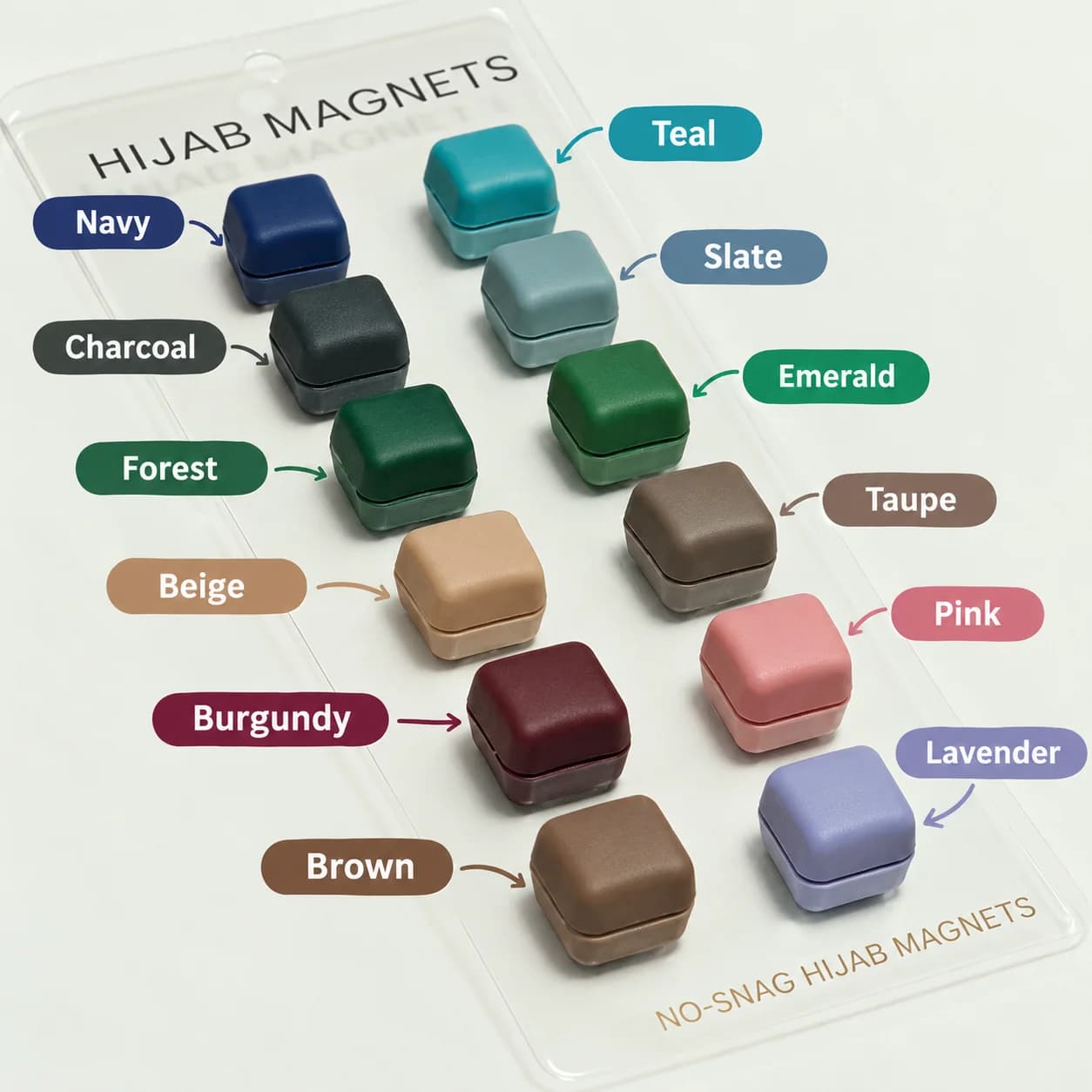 Hijab Square Magnet (Single Piece)