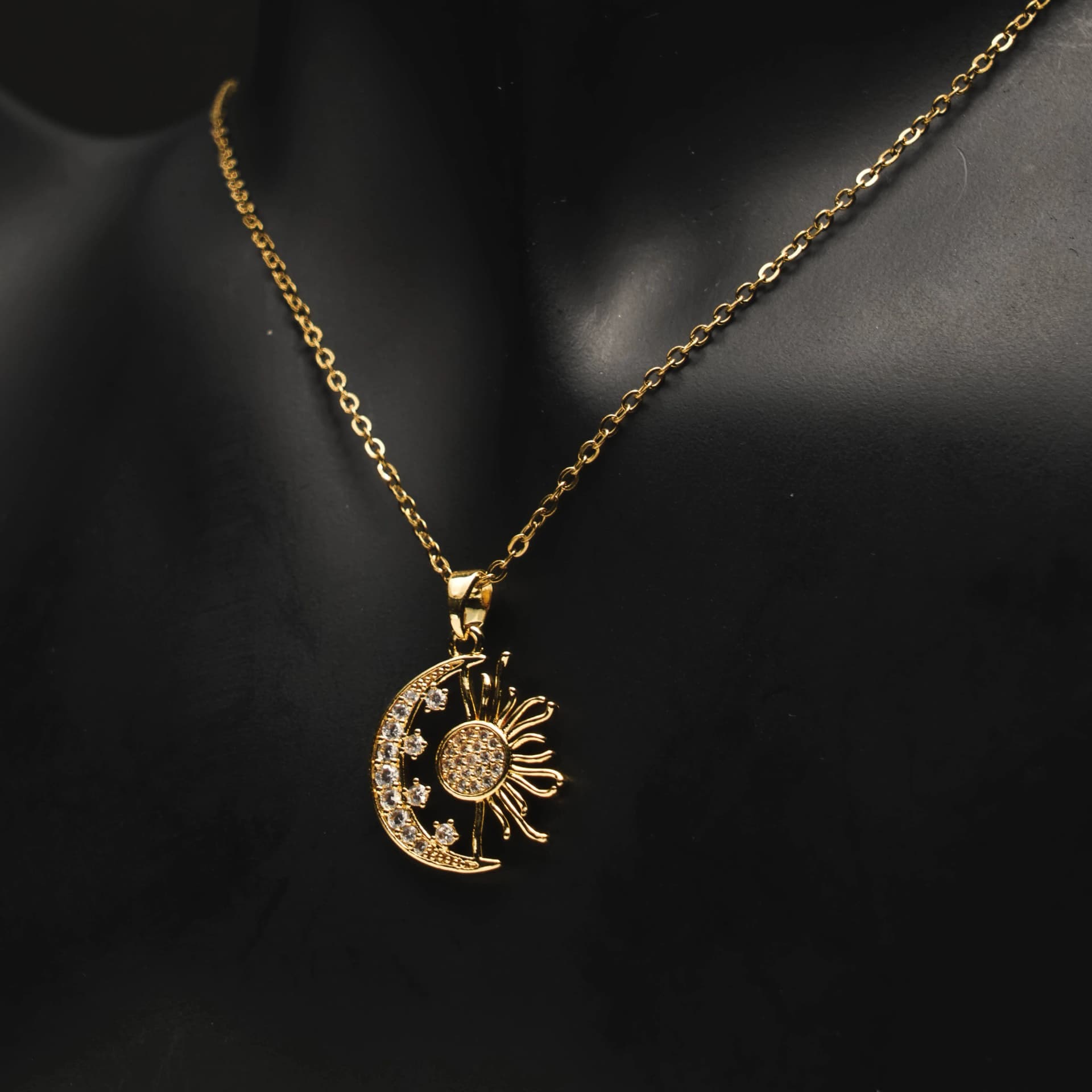 Golden Celestial Pendant