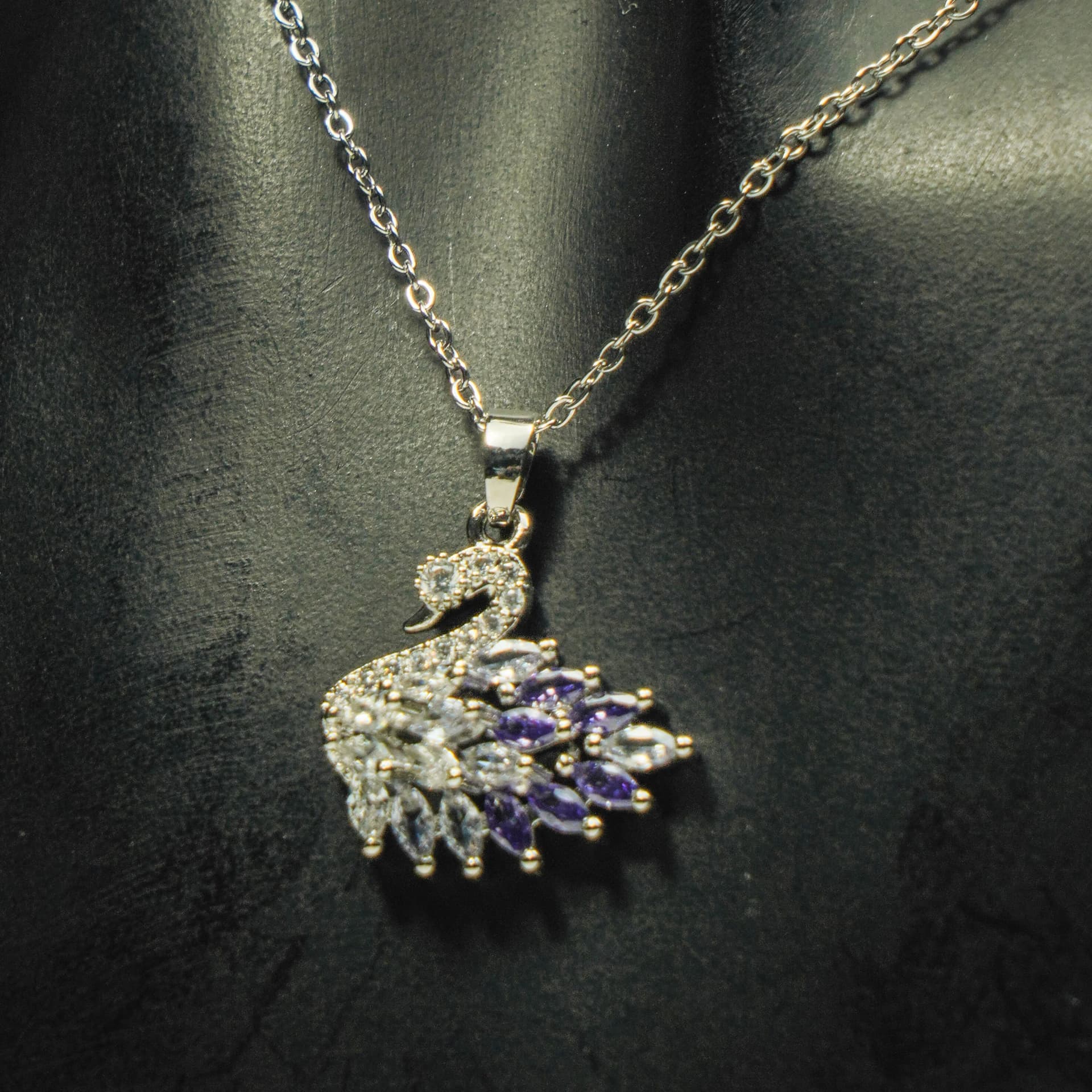 Swan Crystal Long Chain