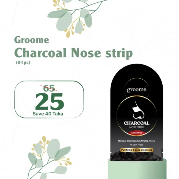 Groome Black Head Remover Charcoal Nose strip