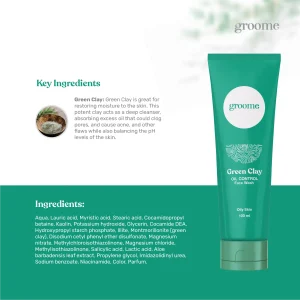 Groome Green Clay Face Wash A Content G3