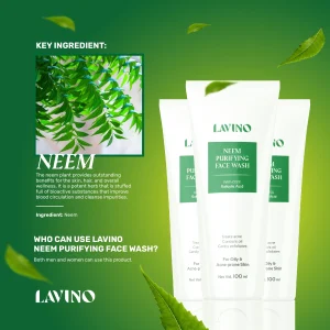 Lavino Neem Face Wash A Content Neem 2