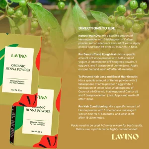 Lavino Organic Henna Powder A Content Henna 4