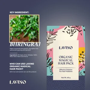 Lavino Organic Magical Hair Pack A Content Hair Pack 2