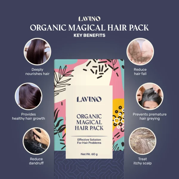 Lavino Organic Magical Hair Pack A Content Hair Pack 3