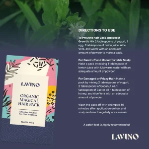 Lavino Organic Magical Hair Pack A Content Hair Pack 4