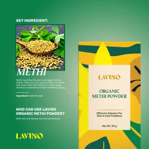 Lavino Organic Methi Powder A Content Methi 2