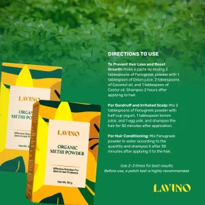 Lavino Organic Methi Powder A Content Methi 4