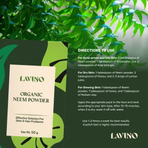 Lavino Organic Neem Powder A Content Neem Powder 4